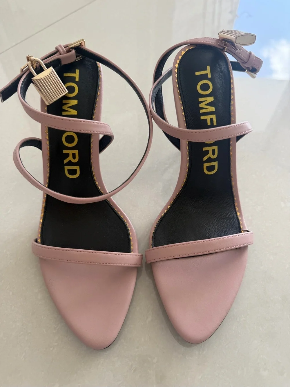 Tom Ford Blush Pink Leather heels